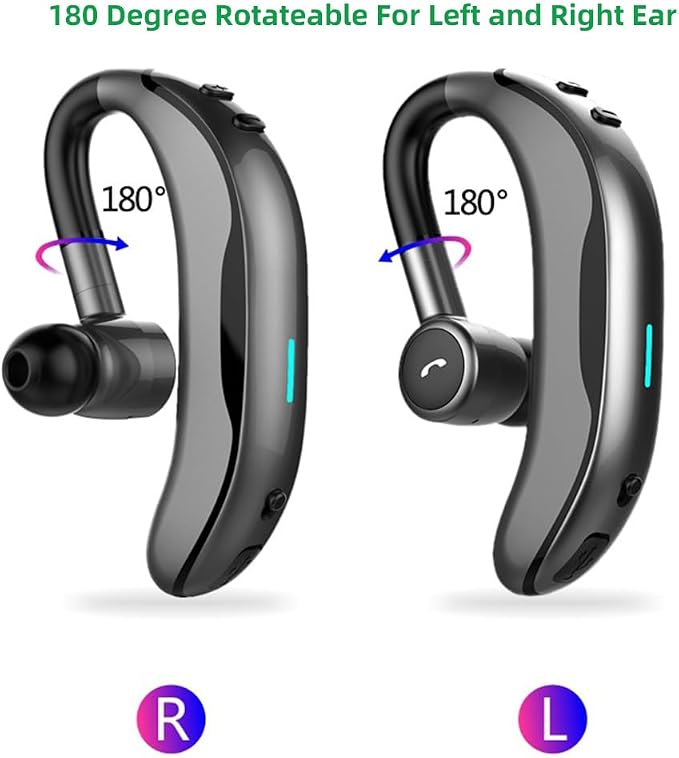 IHAO Bluetooth Earpiece Headphone Dual Noise Cancelling Mic Painless Open-Ear - Image 6