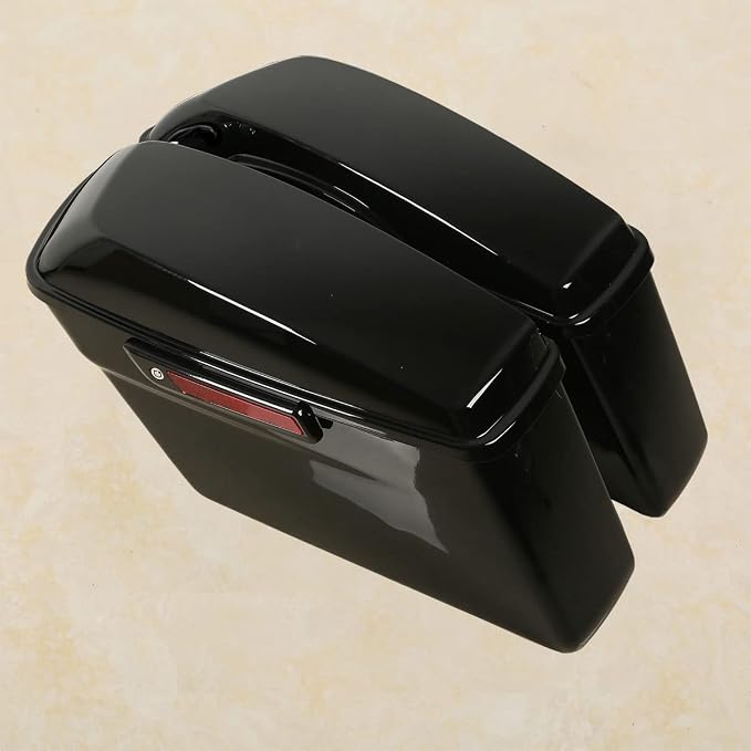 Green-L Vivid Black Hard Saddlebags - Image 3