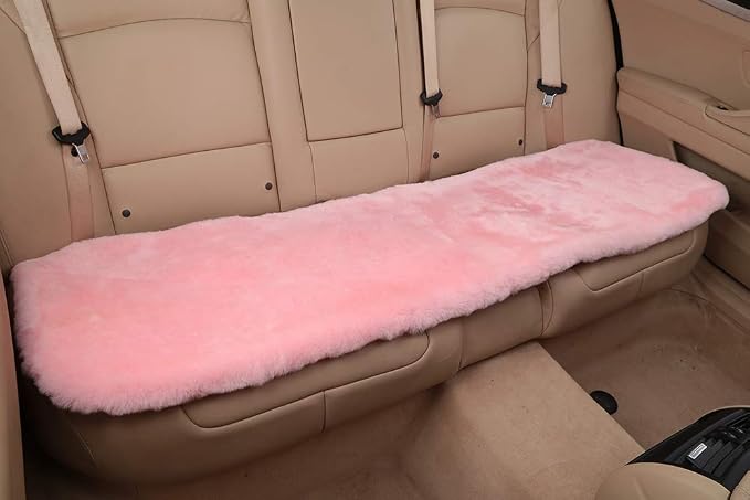 Fluffy Genuine Australia Sheepskin Car Seat Cover - Image 4