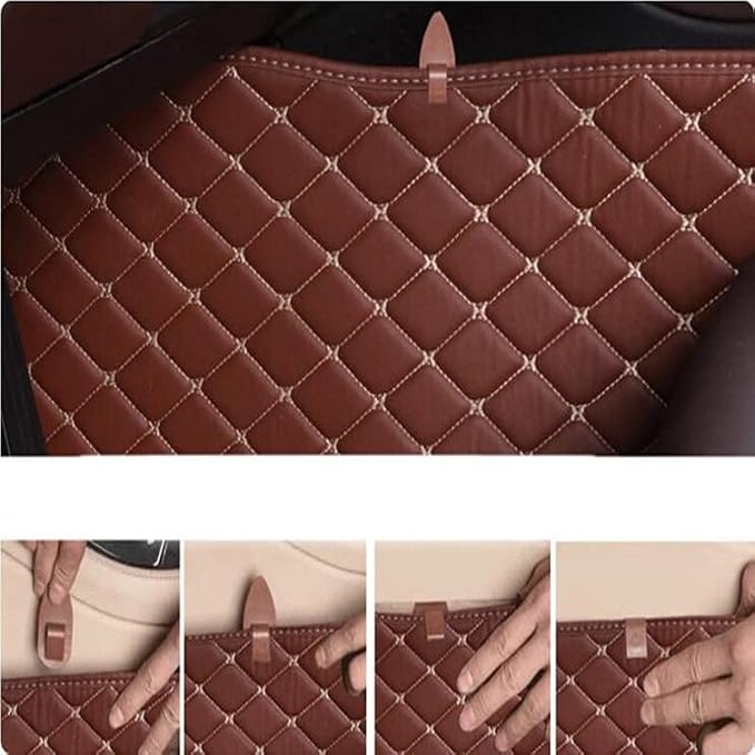 Custom All-Weather Protection Luxury Leather Floor Mats - Image 4