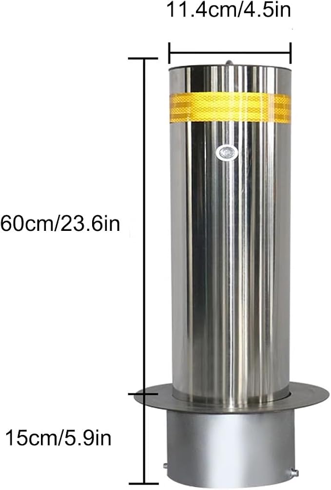 Steel Safety Bollard Post, Driveway Parking Interceptor Bollard, Crash Column - Image 7