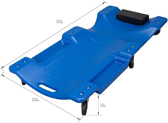BIG RED ATRP6240UR Blow Molded Plastic Rolling Garage/Shop Creeper: 40" - Image 2