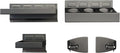 C&T 4-Piece Magnetic Toolbox Shelf, Tray and Holder Set, Magnetic Toolbox Tray by CT