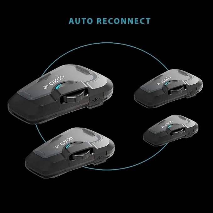 Cardo Systems FREECOM 4X Motorcycle 4-Way Helmet Bluetooth Communication System - Image 4