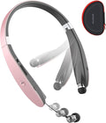 AMORNO Foldable Bluetooth Headphones Wireless Neckband Headset by AMORNO