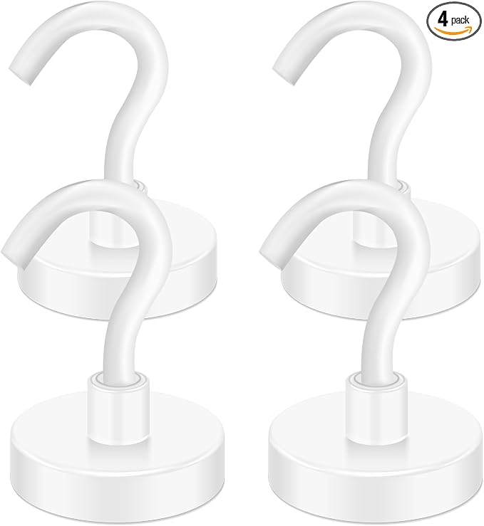 MIKEDE Magnetic Hooks, 40LB+ Heavy Duty Magnet Hooks by MIKEDE