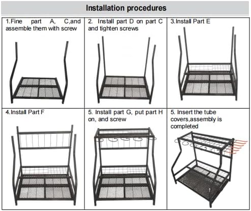 Garden Tool Organizer for Garage, Tool Organizers and Storage，Garden Tool Rack - Image 8