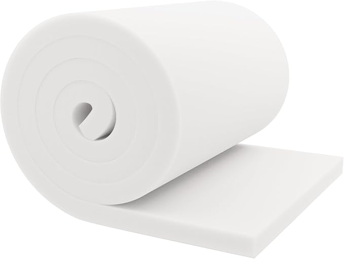 GoTo Foam 1" Height x 24" Width x 72" Length 44ILD Upholstery Cushion Made in by GoToFoam