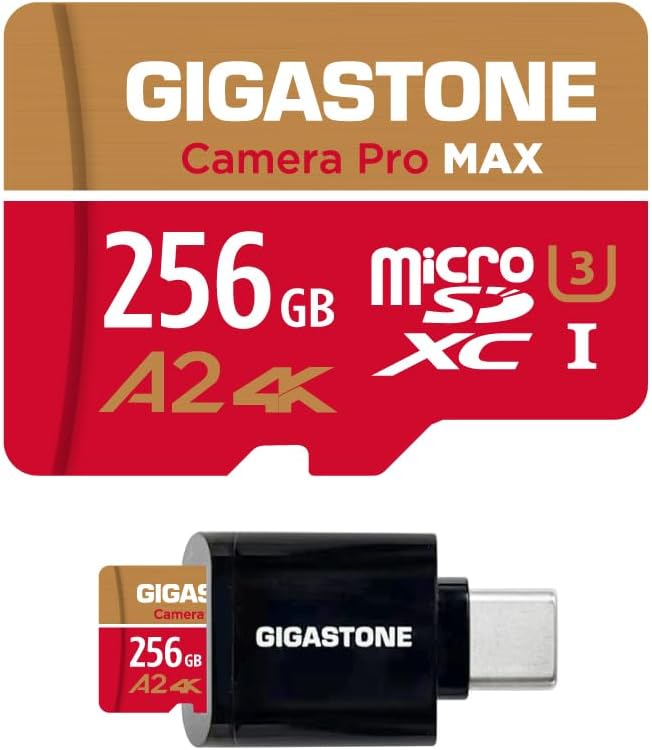 GIGASTONE 256GB Micro SD Card by Gigastone