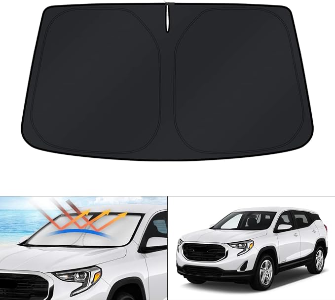 KUST Windshield Sun Shade for 2018-2023 2024 2025 GMC Terrain Window Sunshade by KUST