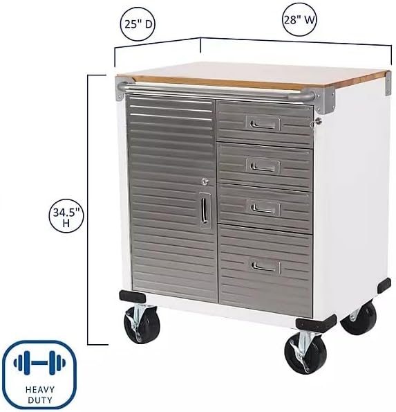 Heavy Duty Rolling Storage Cabinet - Image 3