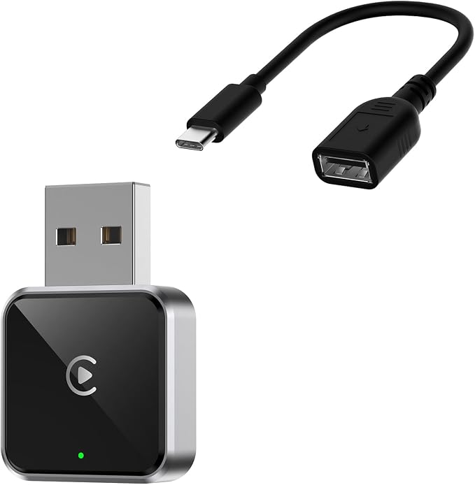 Wireless CarPlay Adapter for Apple iPhone, Converts Wired to CarPlay Wireless by WarmSea