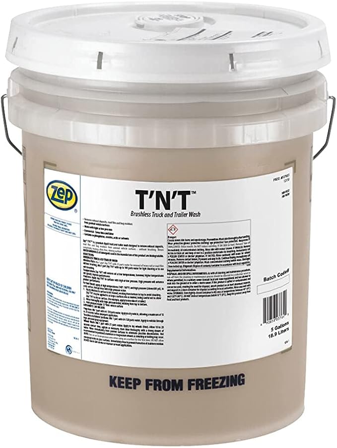 Zep TNT Brushless Truck and Trailer Wash Concentrate 5 Gal Model 481 Foamer 96 - Image 6