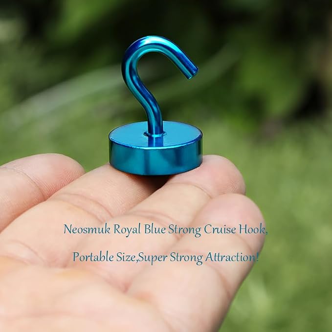 Neosmuk Magnetic Hooks, Cruise Ship Essentials, 40lb+ Heavy Duty Magnetic Hooks - Image 2