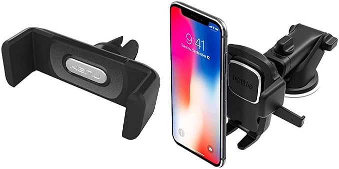 Kenu Airframe+ Car Phone Holder Mount and iOttie Easy One Touch 4 Car Mount by Kenu