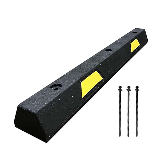 Plasticade 4' Rubber Car Parking Stop by Plasticade