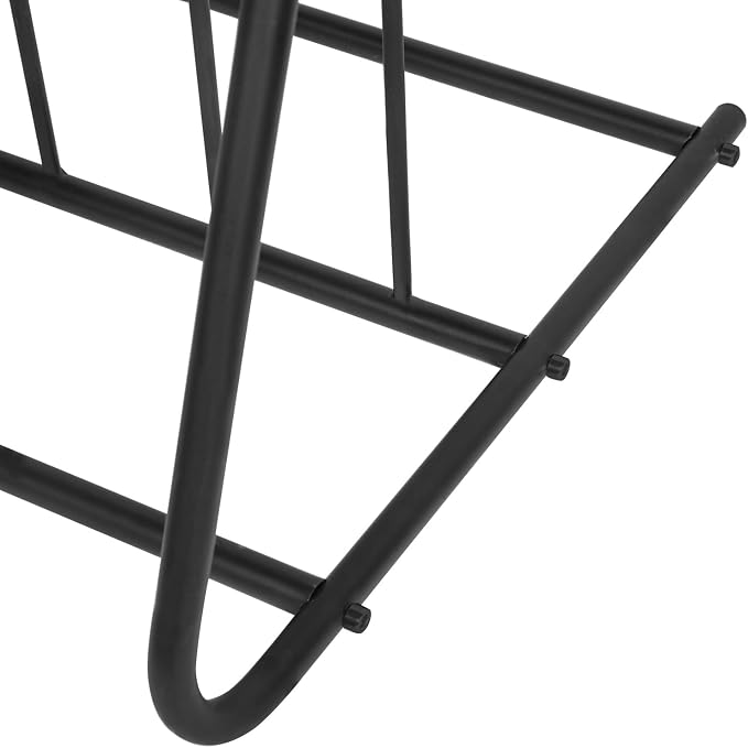 MyGift Large Metal Double-Sided Grid Bike Rack Stand, Freestanding Bicycle - Image 7