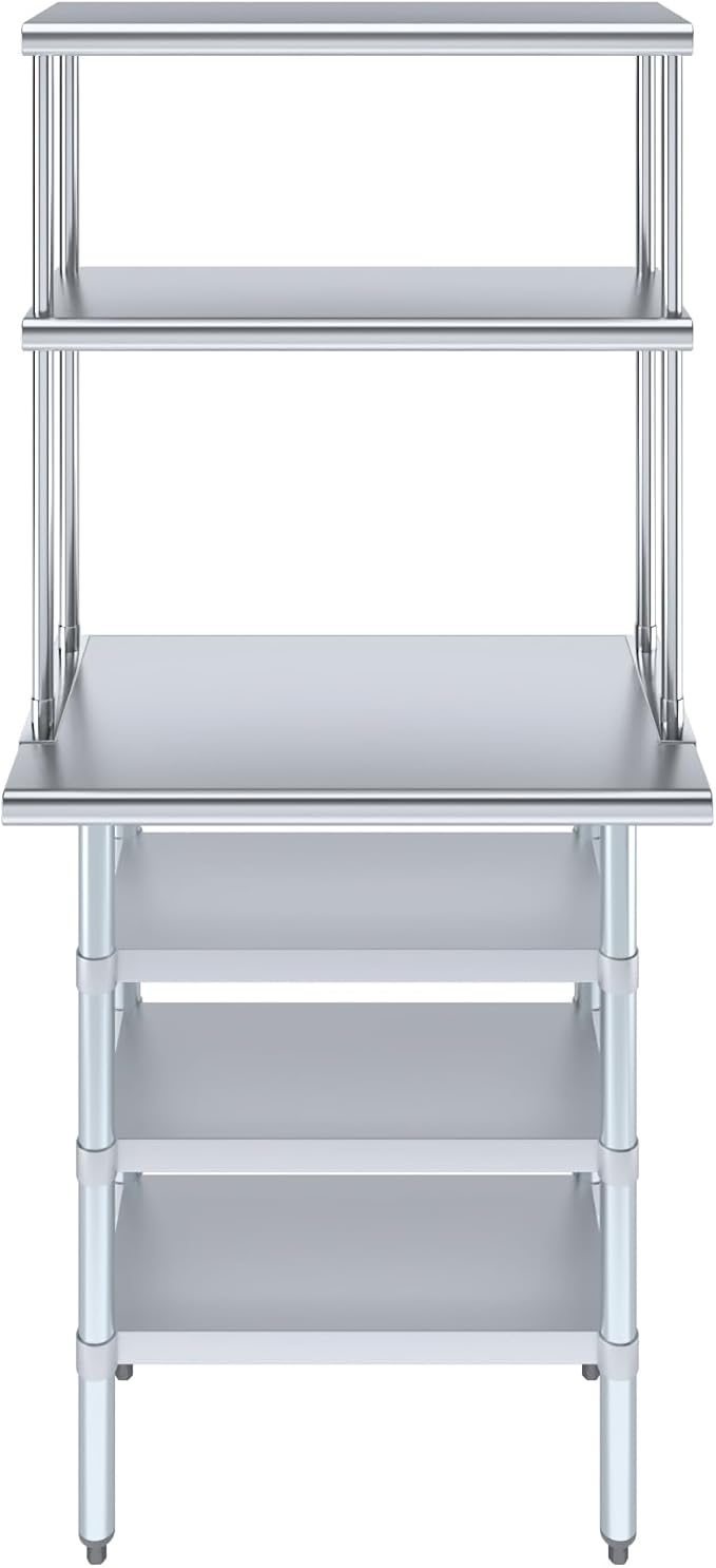 Amgood 18" x 30" Stainless Steel Work Table - Image 2