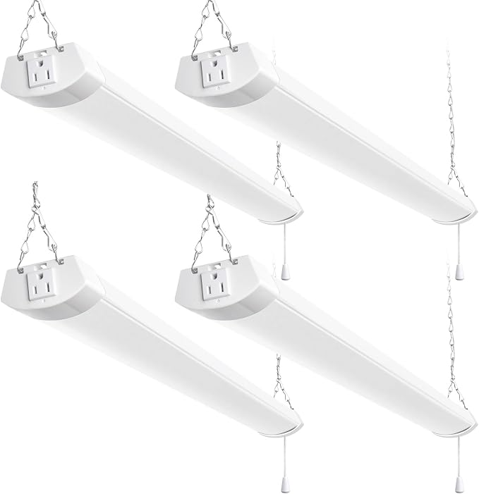 hykolity 4FT 70W LED Shop Light Linkable, 5000K Utility Shop Lights by hykolity