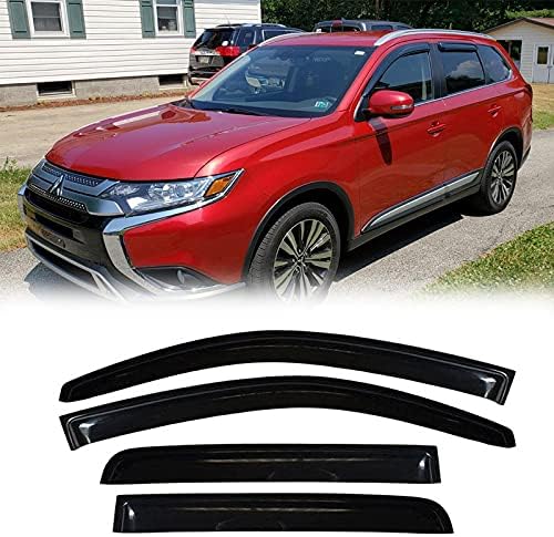 Sunproof Rainproof Side Window Visor Wind Deflector by Puermto