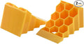 Wheel Chocks for Car, and Vehicles G.V.W. up to 8T, Anti Slip Bottom Tire Chock by LUOKANGYL