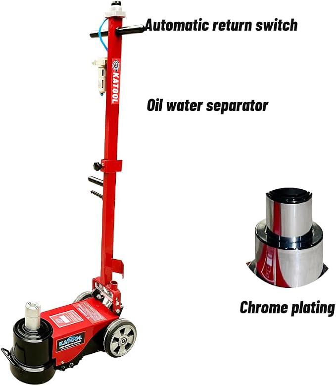 80 Ton Heavy Duty Floor Jack Pneumatic Hydraulic Jack Car Truck Lift Fit - Image 2