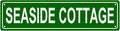 SEASIDE COTTAGE Space Metal Tin Street Sign Bar Cafe Garage Cave Home Room Wall by Unknown