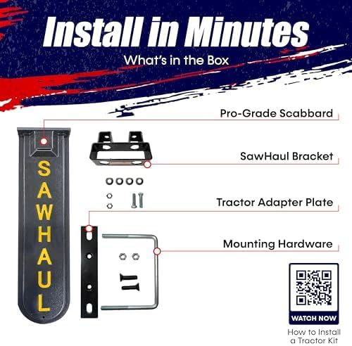 SawHaul Universal Tractor Chainsaw Holder - Image 6