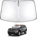 T TGBROS Windshield Sun Shade for Jeep Grand Cherokee 2011-2021 Accessories by TTGBROS