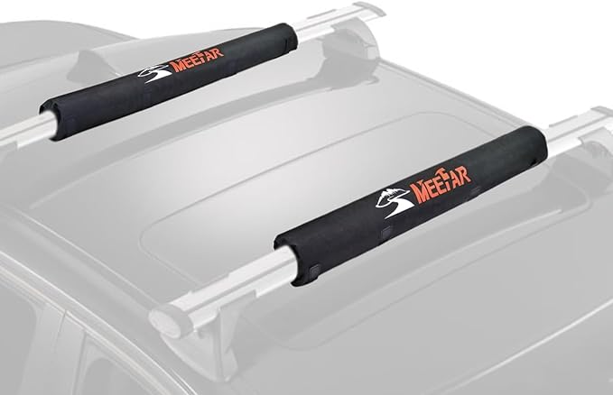 Universal Car Soft Roof Rack Pads Luggage Carrier System by MeeFar