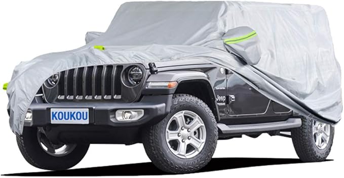 KouKou 6 Layers SUV Car Cover Waterproof All Weather, Universal Fit by focusonqualityservicehear