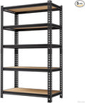 2000LBS Storage Shelves 5 Tier Garage Shelving Heavy Duty, Adjustable Metal by LIJIUHOME