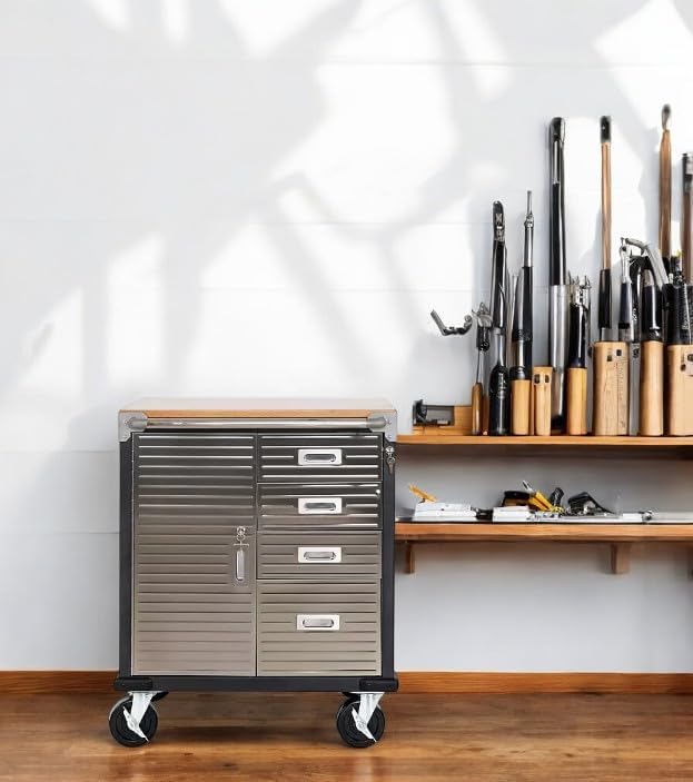 Heavy Duty Rolling Storage Cabinet - Image 2