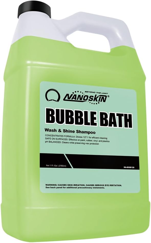 Nanoskin BUBBLE BATH Foaming Car Wash Shampoo 1 Gallon by Nanoskin