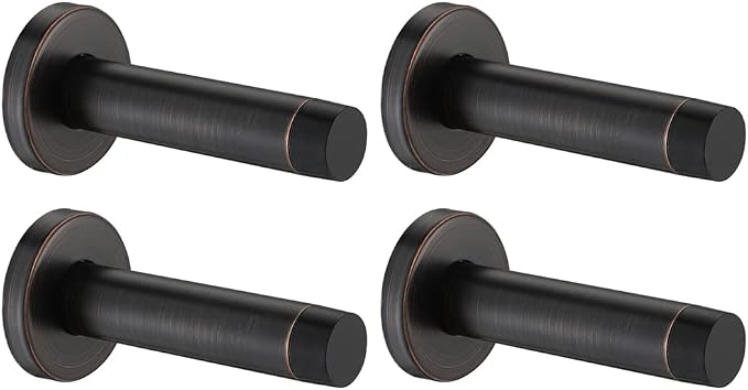 JQK Door Stopper Oil Rubbed Bronze, 304 Stainless Steel Thicken 1mm Sound by Homeimprovement