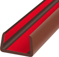 Rubber Edge Trim, Flexible Edge Banding, 3/4" U Channel Furniture Edge Protector by YANRUIPRO