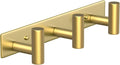 Wall Mounted Coat Rack-3 Hooks, Heavy Duty Stainless Steel Hook Rail by VINHOLD