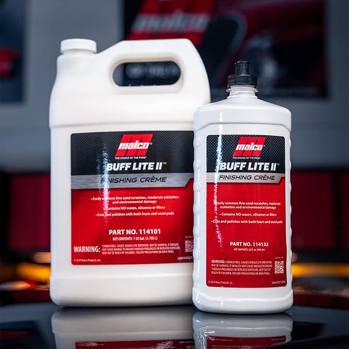 Malco Buff Lite II Finishing Crème – One-Step Professional Cutting, Polishing - Image 9