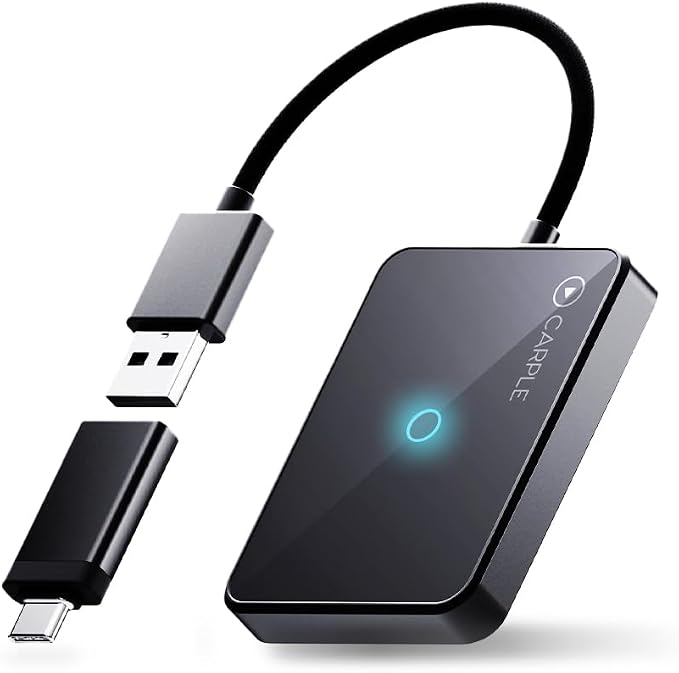 Wireless Carplay Adapter with Web App and OTA Updates, Convert Wired to by Unknown