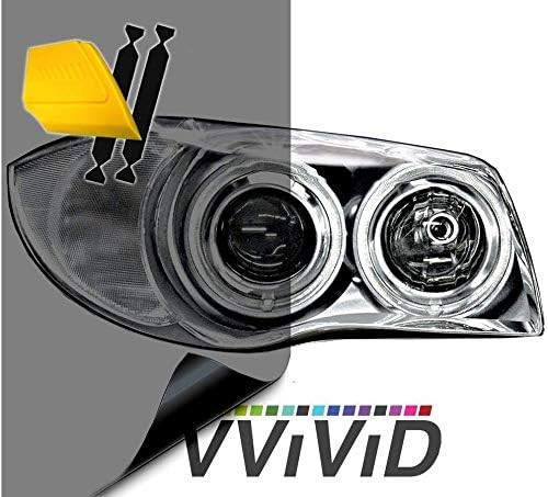 VViViD Air-Tint Headlight/Tail Light Window Tint, Smoke Black) - Image 2