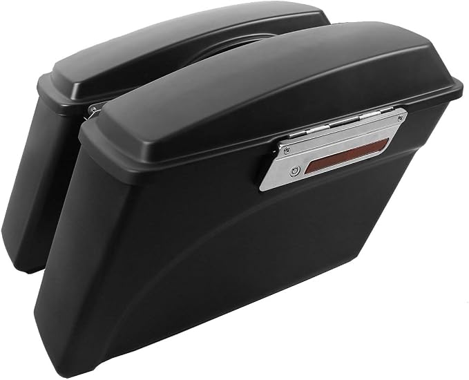 XFMT Hard Saddlebags Saddle Bag & Chrome Conversion Brackets - Image 2