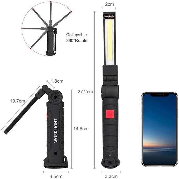 LED Work Light Rechargeable, OTYTY Portable Work Lights - Image 5