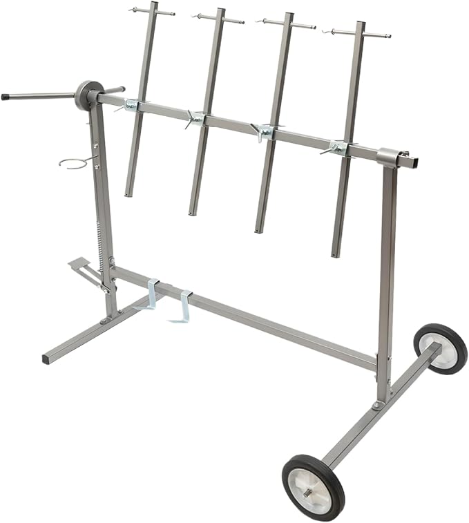 Adjustable Car Body Paint Rack, Paint Stand Repair Work Stand, Bumper/Body by MARTEXBUY