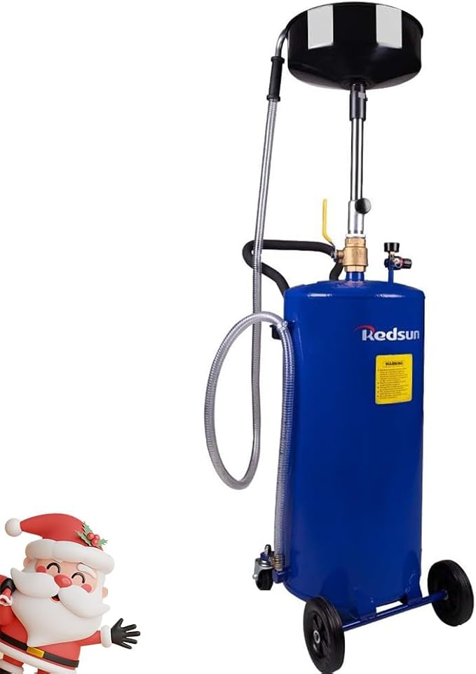 redsun 20 Gallon Waste Oil Drain Tank, Air Operated Oil Drainer Container - Image 7