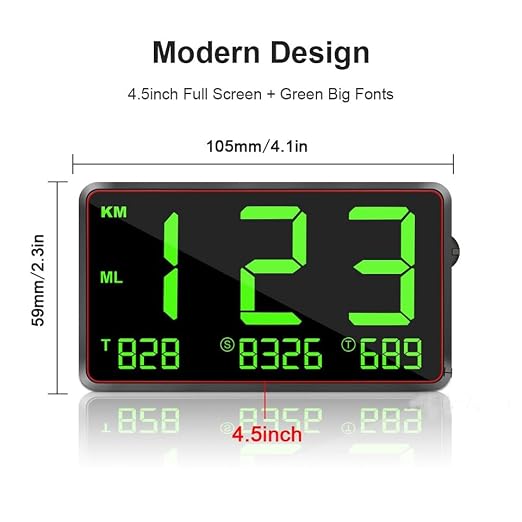 Digital GPS Speedometer Heads Up Display - Image 2