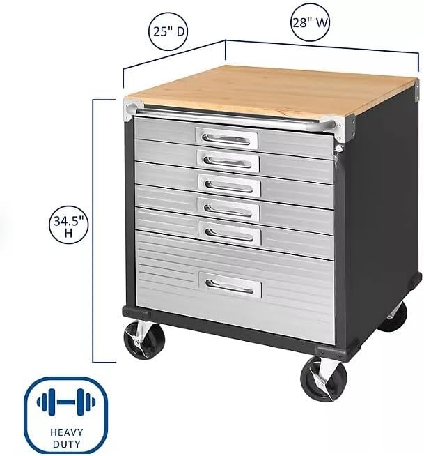 Heavy Duty Rolling Storage Cabinet - Image 3