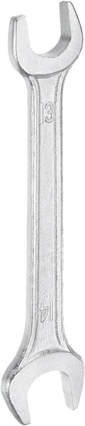 HARFINGTON Double Open End Wrench 13mm x 14mm Metric 15 Degree Offset Angle by HARFINGTON
