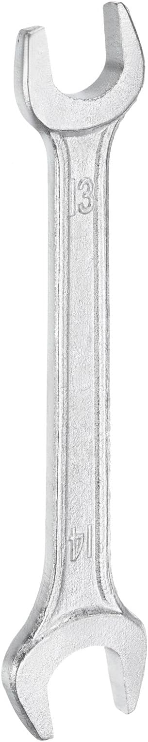 HARFINGTON Double Open End Wrench 13mm x 14mm Metric 15 Degree Offset Angle by HARFINGTON