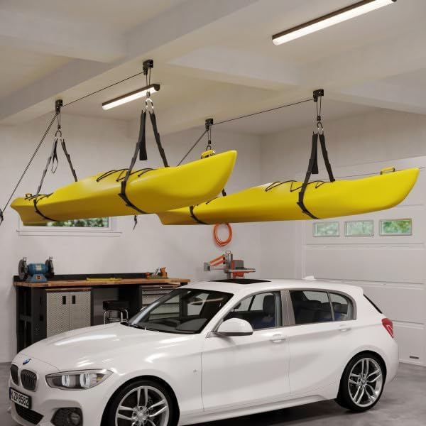 RAD Sportz Kayak Hoist 2-Pack Quality Garage Storage Canoe Lift - Image 5
