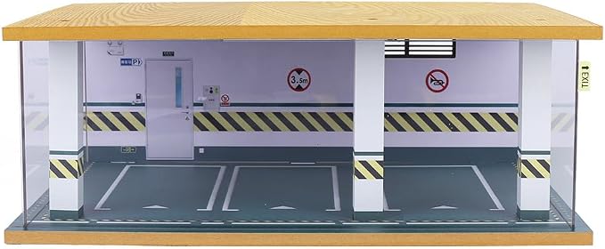 1/24 Parking Garage Model Car Garage Display Case by Unknown
